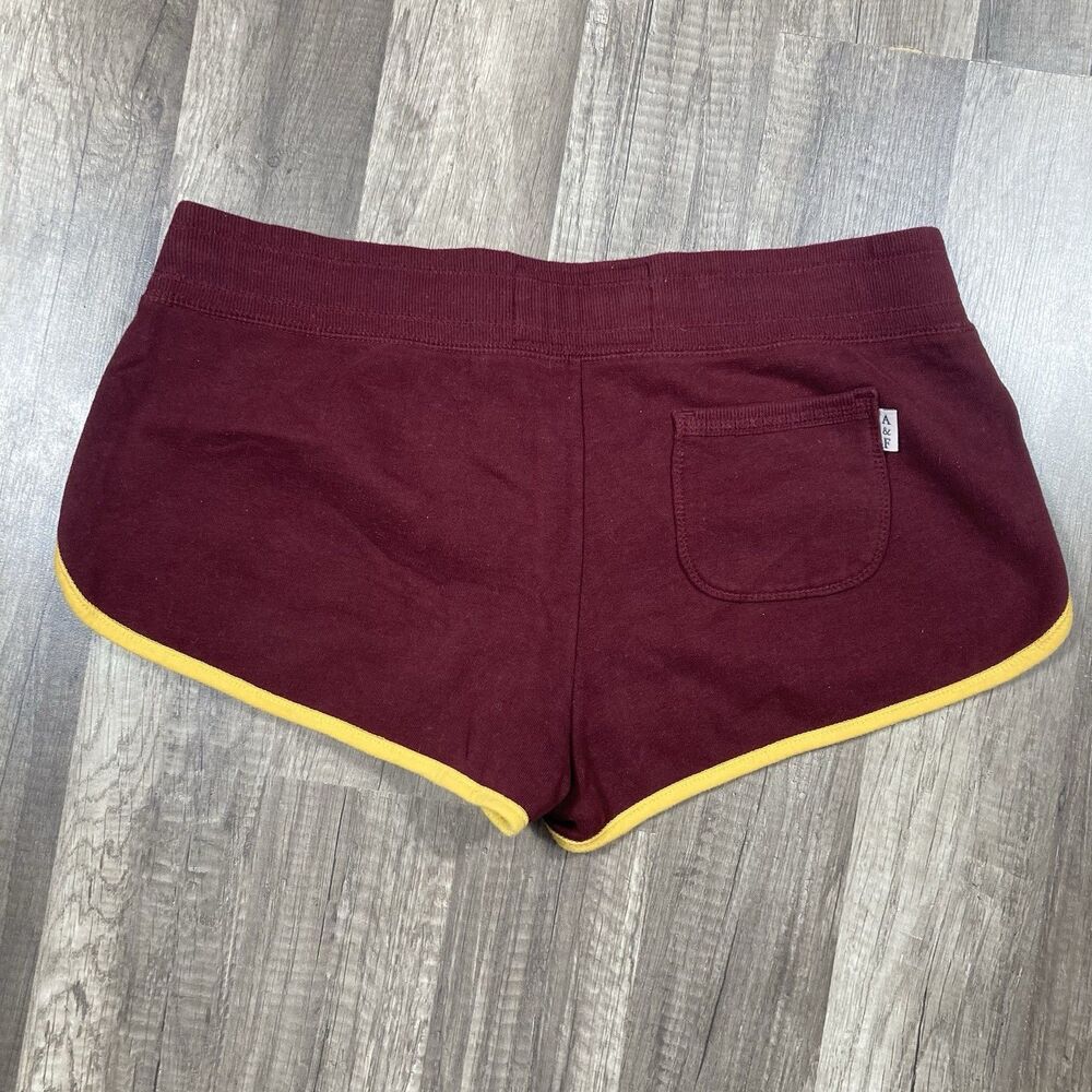 Y2K Abercrombie Fitch Shorts L Micro Mini Low Rise Sweat Terry Cloth Sporty - Picture 4 of 6
